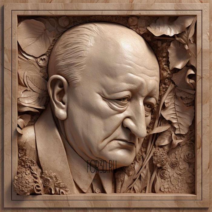 Paul Hindemith 2 stl model for CNC